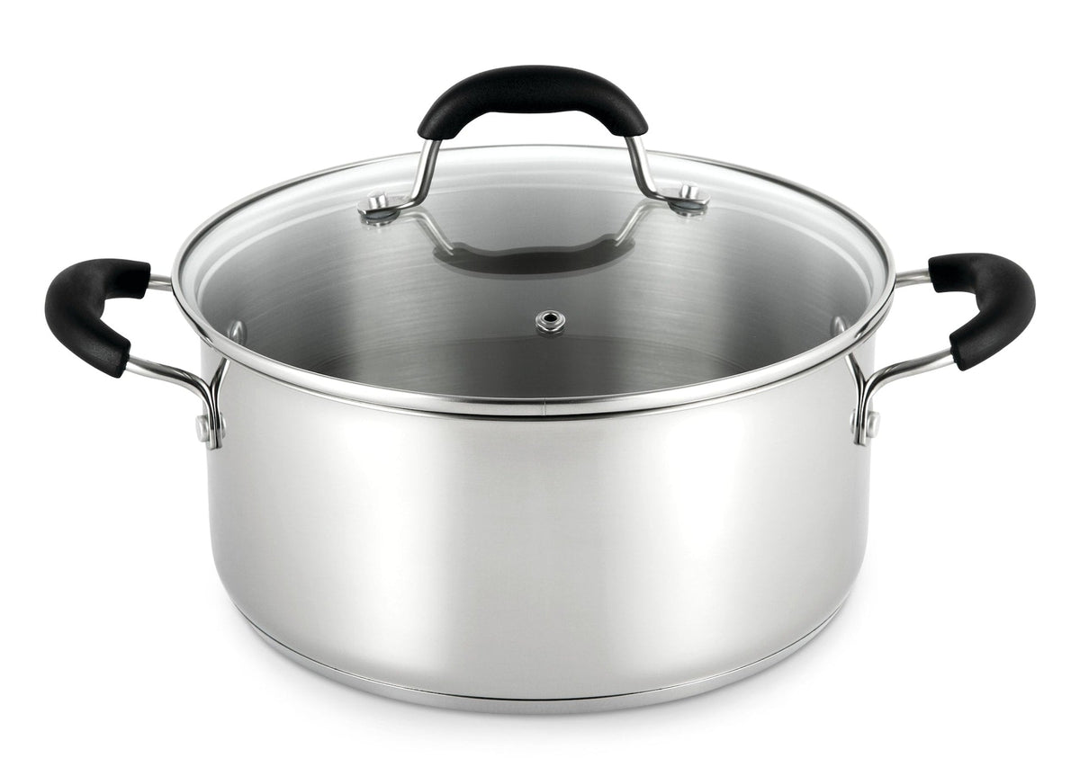 Dutch Oven, 18/10 Stainless Steel, Dishwasher Safe, 5-qt