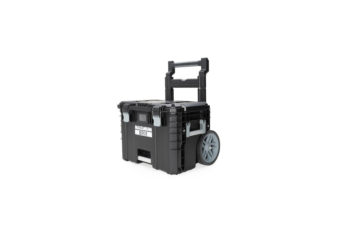 MAXIMUM Brix Modular Portable Toolbox/Tool Storage System with Wheels, IP65, 23-in x 19-in x 33-in, 3-pc
