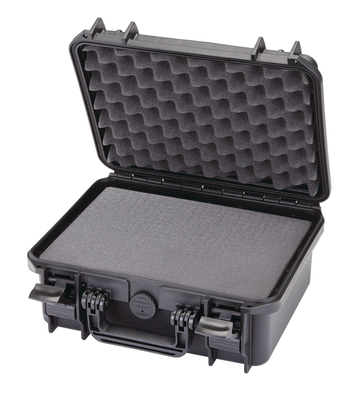 MAXIMUM Portable IP67 Waterproof Storage Case with Foam Layers, Small, Black