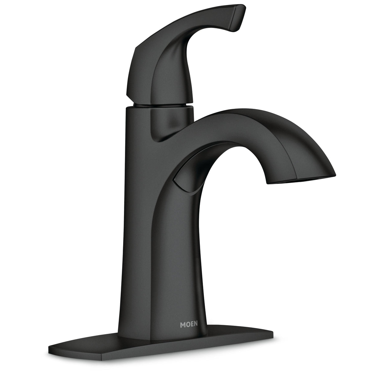 Lindor Single Handle Bathroom Faucet, Meets EPA WaterSense Criteria, Matte Black