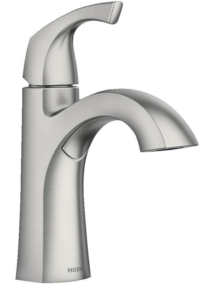 Lindor Single Handle Bathroom Faucet, Spot-resistant Brushed Nickel