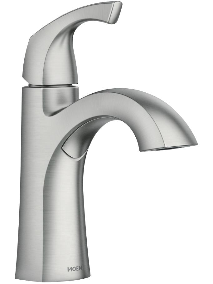 Lindor Single Handle Bathroom Faucet, Spot-resistant Brushed Nickel