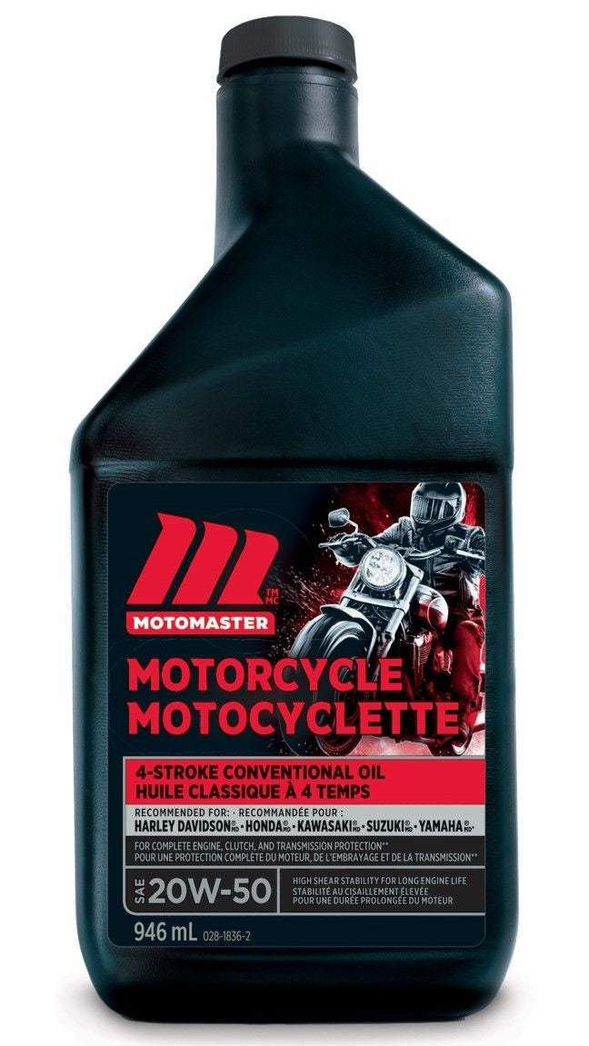 4-Stroke Motorcycle Oil SAE, 946-mL