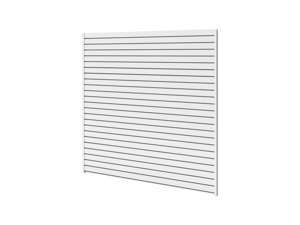 PVC Slatwall, 40-sq-ft, White