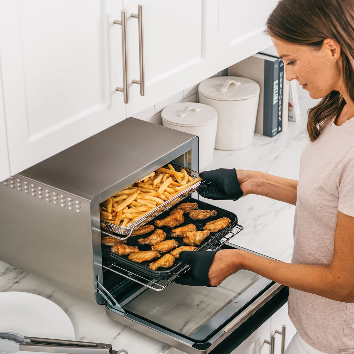 Ninja XL Pro Digital Convection Air Fryer Toaster Oven, with 10 Functions, Stainless Steel