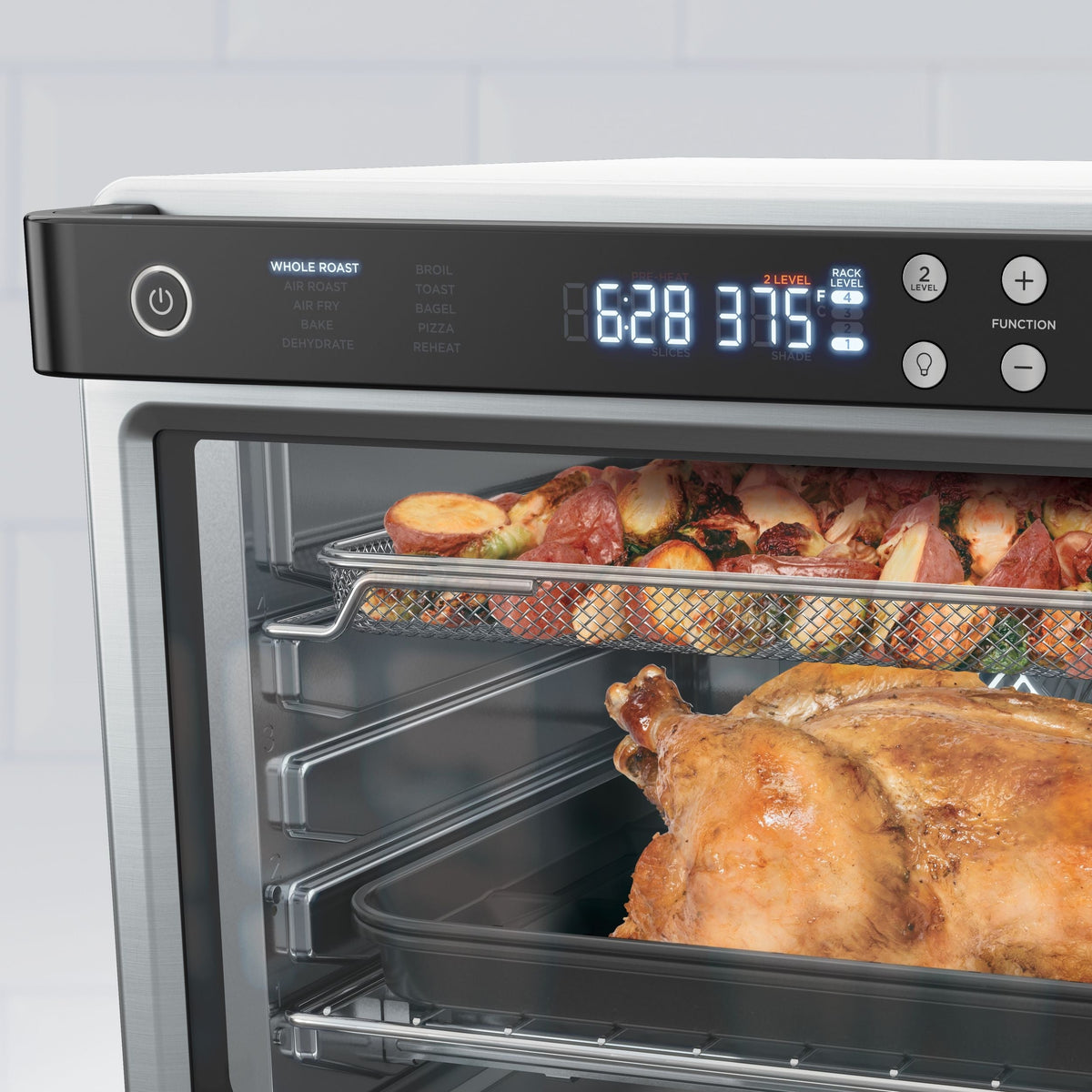 Ninja XL Pro Digital Convection Air Fryer Toaster Oven, with 10 Functions, Stainless Steel