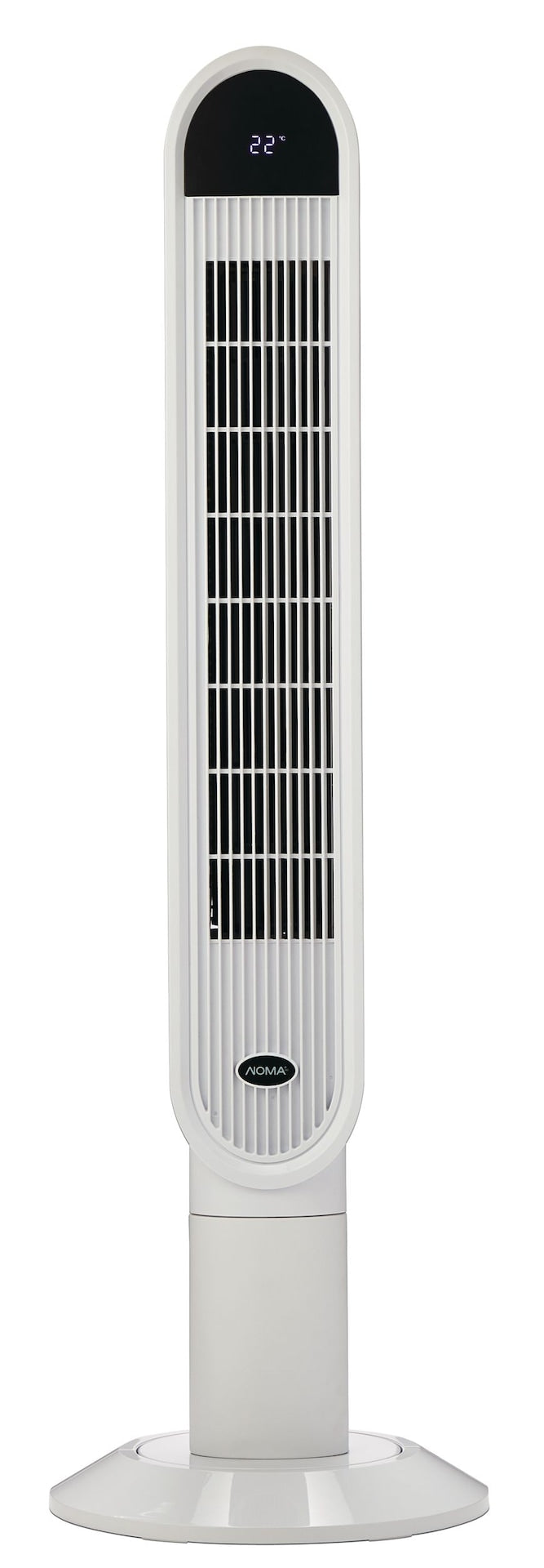 Oscillating Tower Fan, Remote Control, 3-Speed, White, 45-in