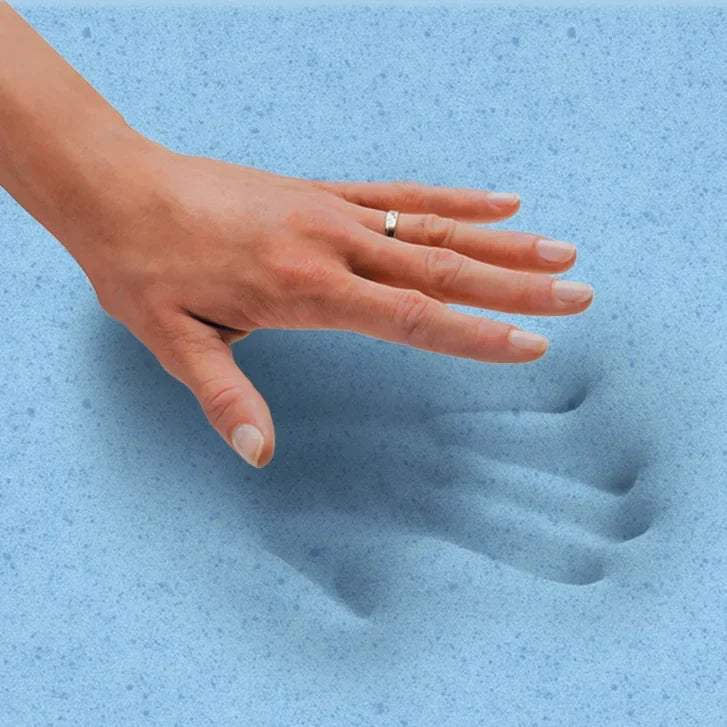 Novaform 3 in. Soothing Cool Plus Gel Memory Foam Mattress Topper