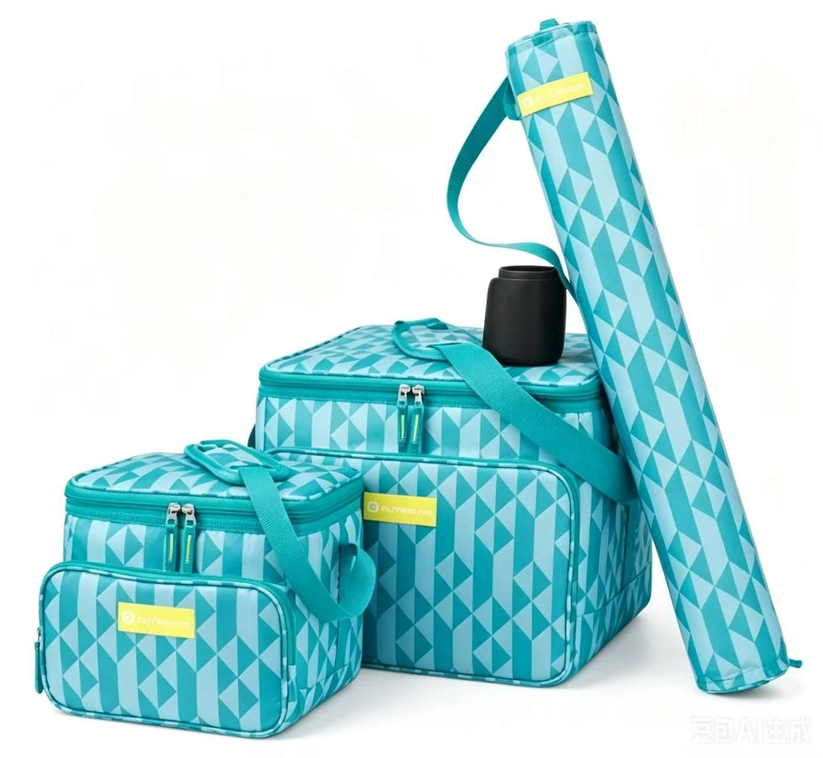 Outbound Picnic Soft Cooler Set, Pattern, 3-pk