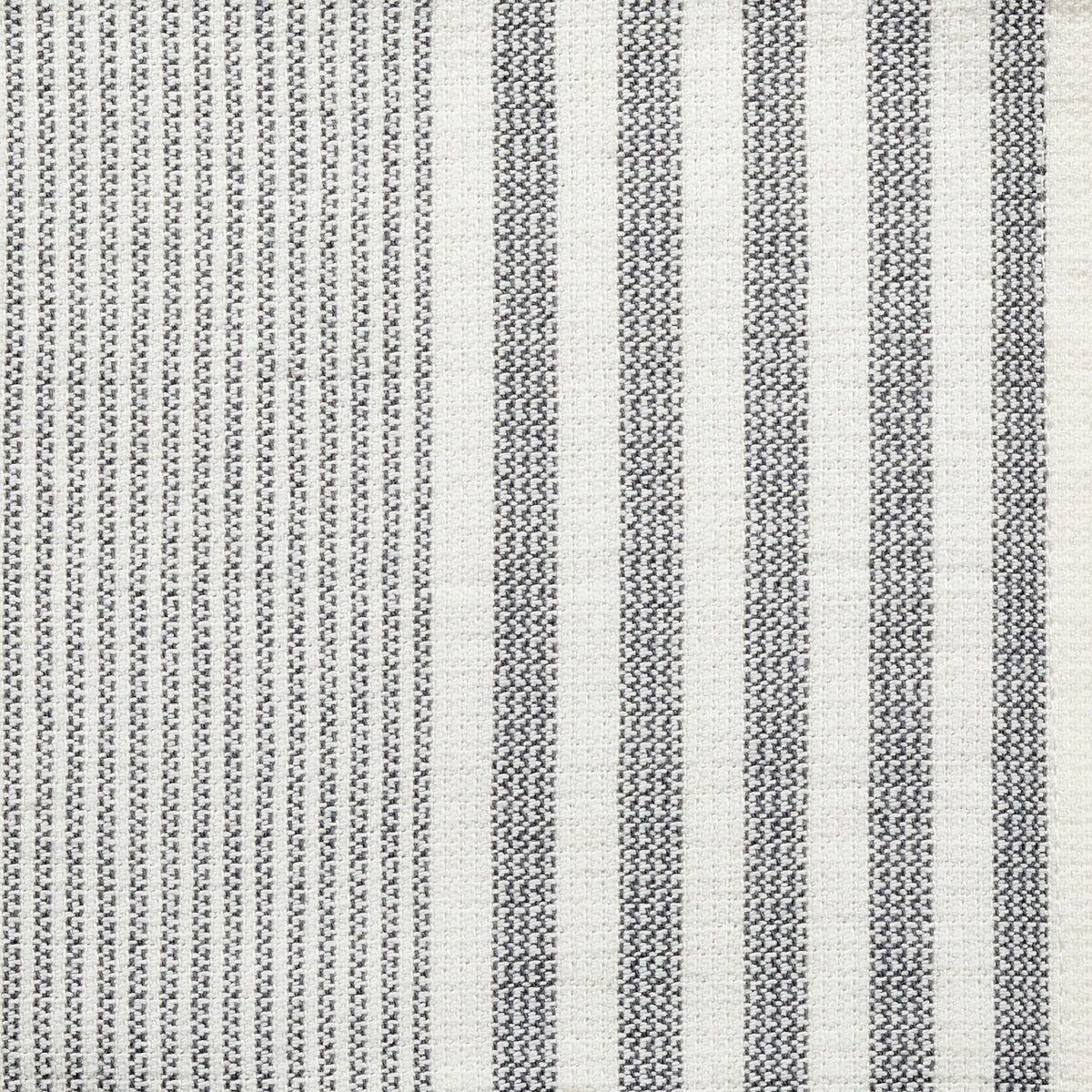 All-Purpose Striped Cotton Terry Square Dish Cloths, Grey, 4-pk
