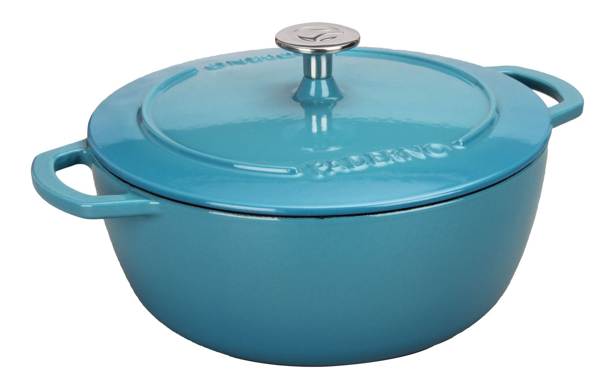 Cast Iron Dutch Oven, Atlantic Blue, 4.7-L