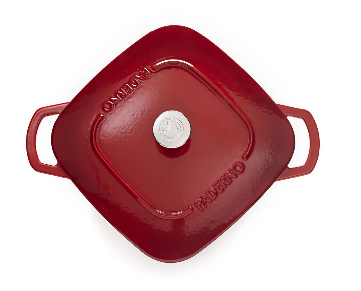 Dutch Oven, Durable Cast Iron, Oven Safe, Red, 6.5qt