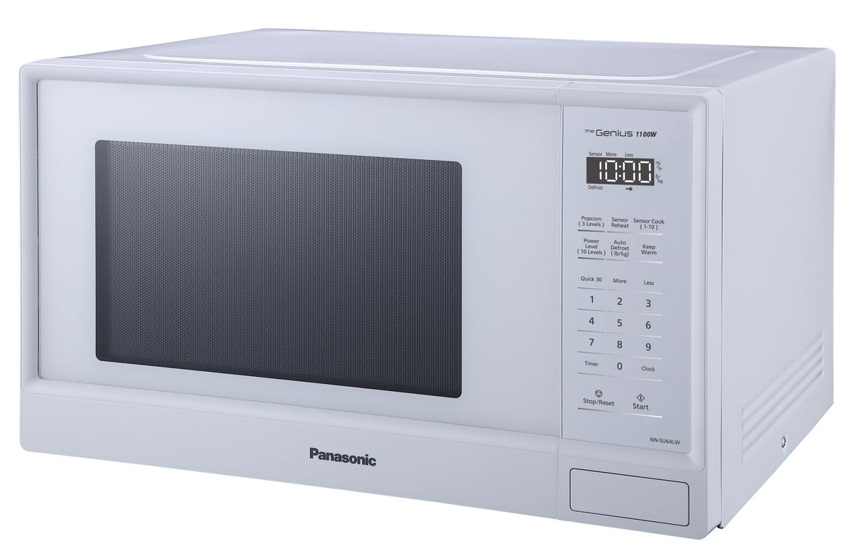 NN-SU64LW Countertop Microwave Genius Sensor Cooking, 1.3-cu.ft., Matte White