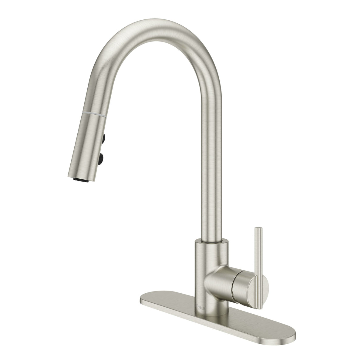 Modern Pull-Down Kitchen Faucet, Stainless Steel