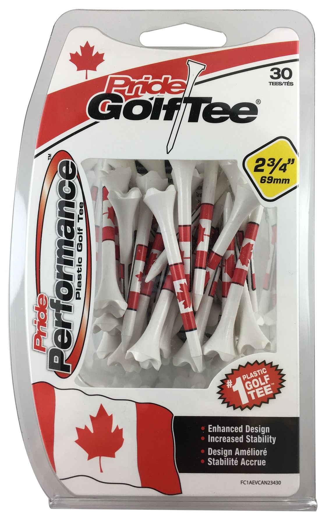 Canadian Golf Tee, 2-3/4-in