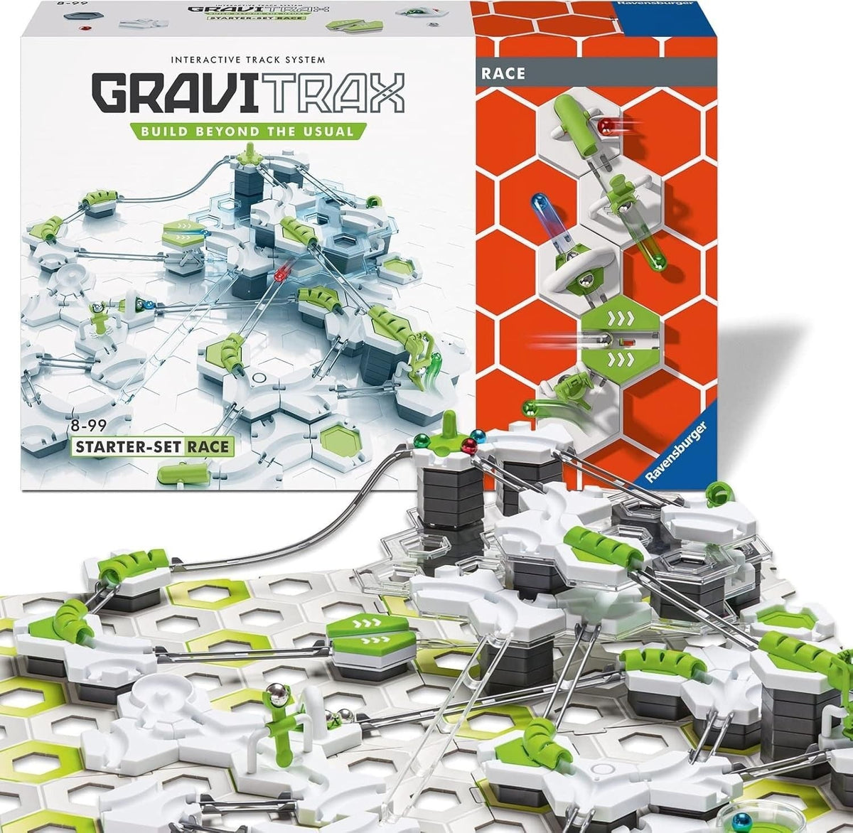 Marble Race Track Building System Starter Set for Ages 8+