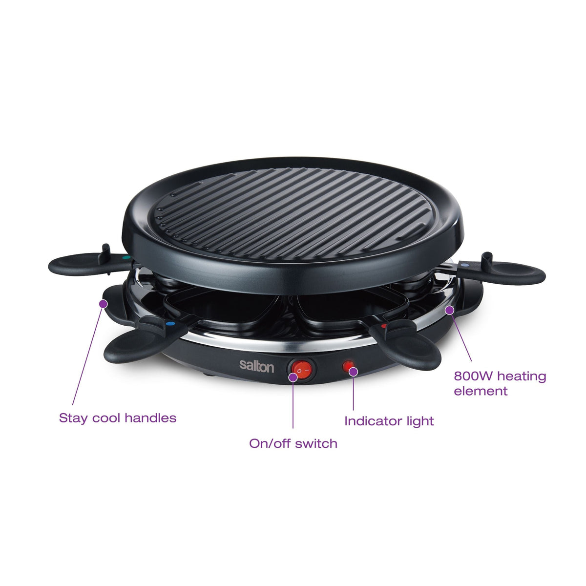 Party Grill & Raclette, 6 person