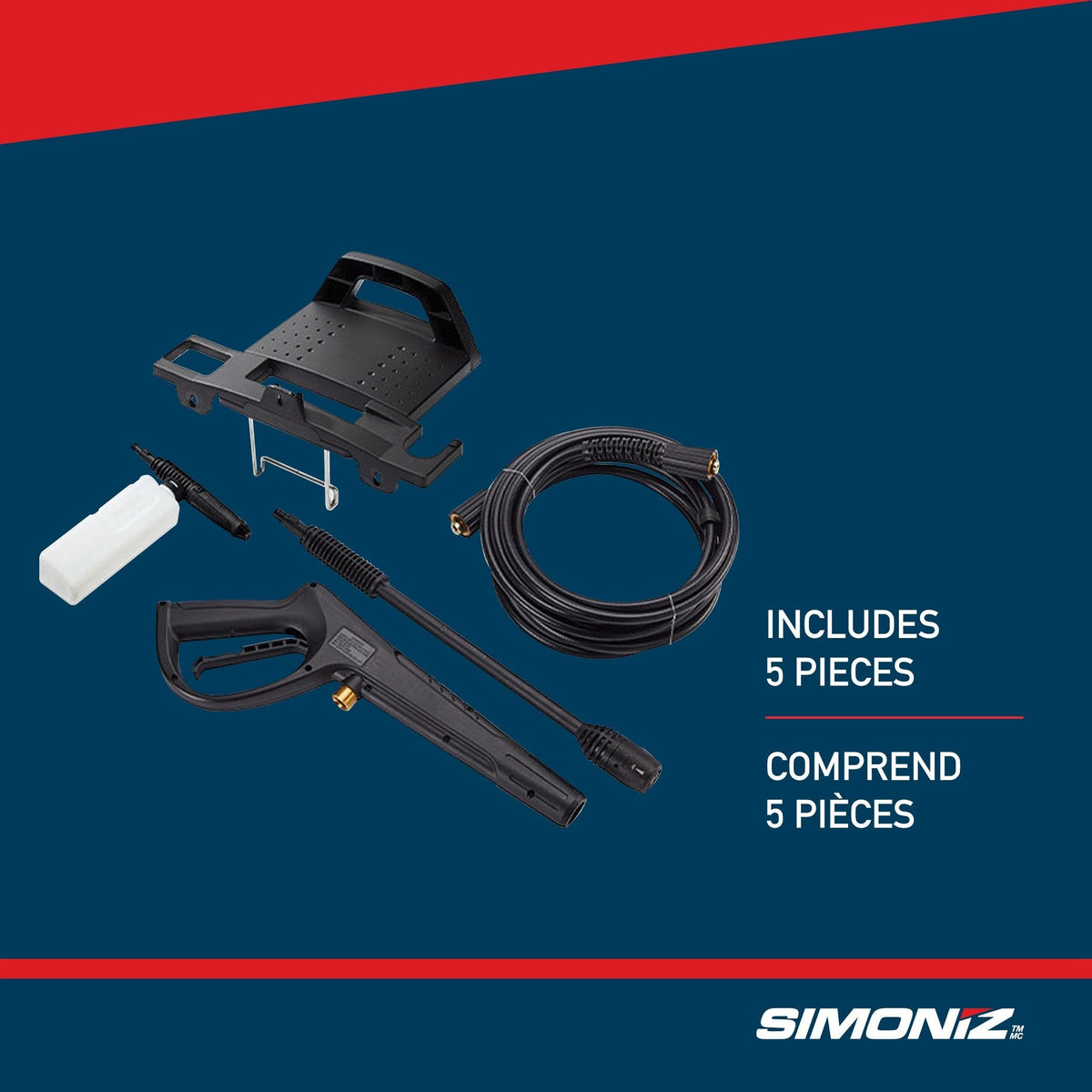 1650 PSI 1.8 GPM Corded Cold Water Electric Pressure Washer with Foam Blaster