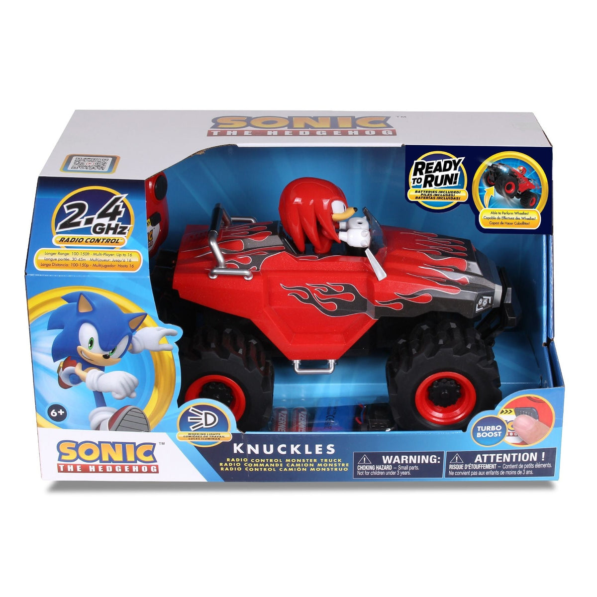 RC Monster Truck Toy for Ages 6+, Various Vehicles