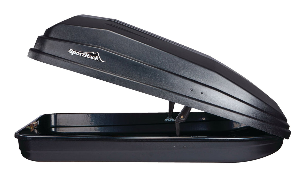 Vista SR7018 Rectangle-Shaped Roof Top Cargo Box, Lockable, X-Large, Black
