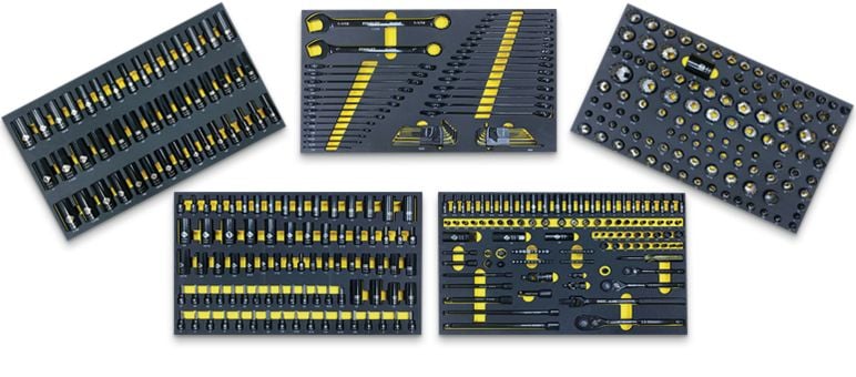 Professional Grade Black Chrome Socket Set, SAE/Metric, 427-pc