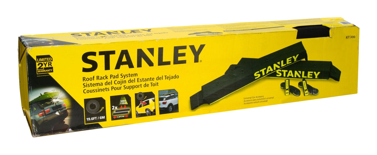 Roof Top Universal Rack Pad & Luggage Carrier System, Adjustable with 2 Tie-Down Straps, Black
