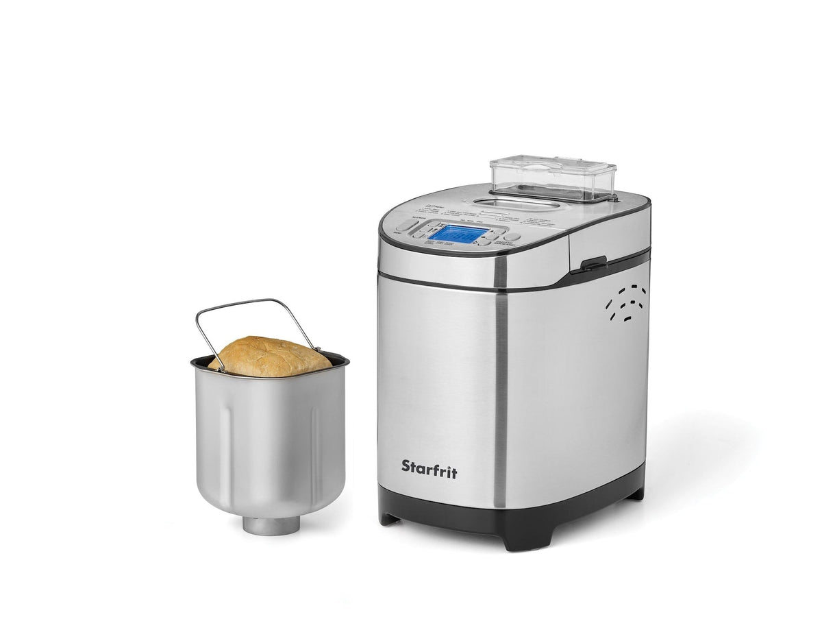 Digital Display Breadmaker, Stainless Steel, 2-lb