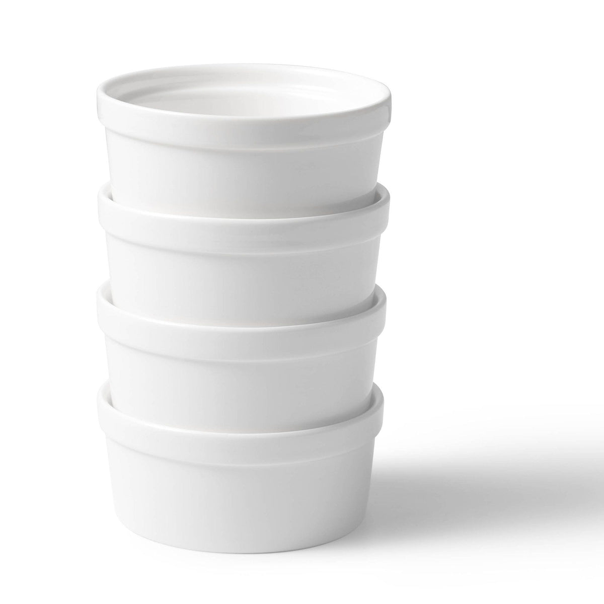 Gourmet Bistro Ramekin, 4 Piece, White
