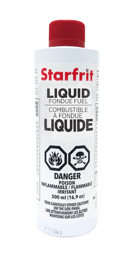 Liquid Fondue Fuel Methanol Gel, 500ml / 17 oz