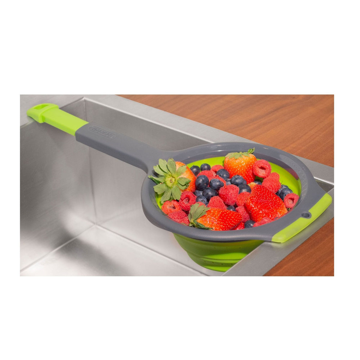 Plastic Collapsible Hand Strainer, 1.42-L