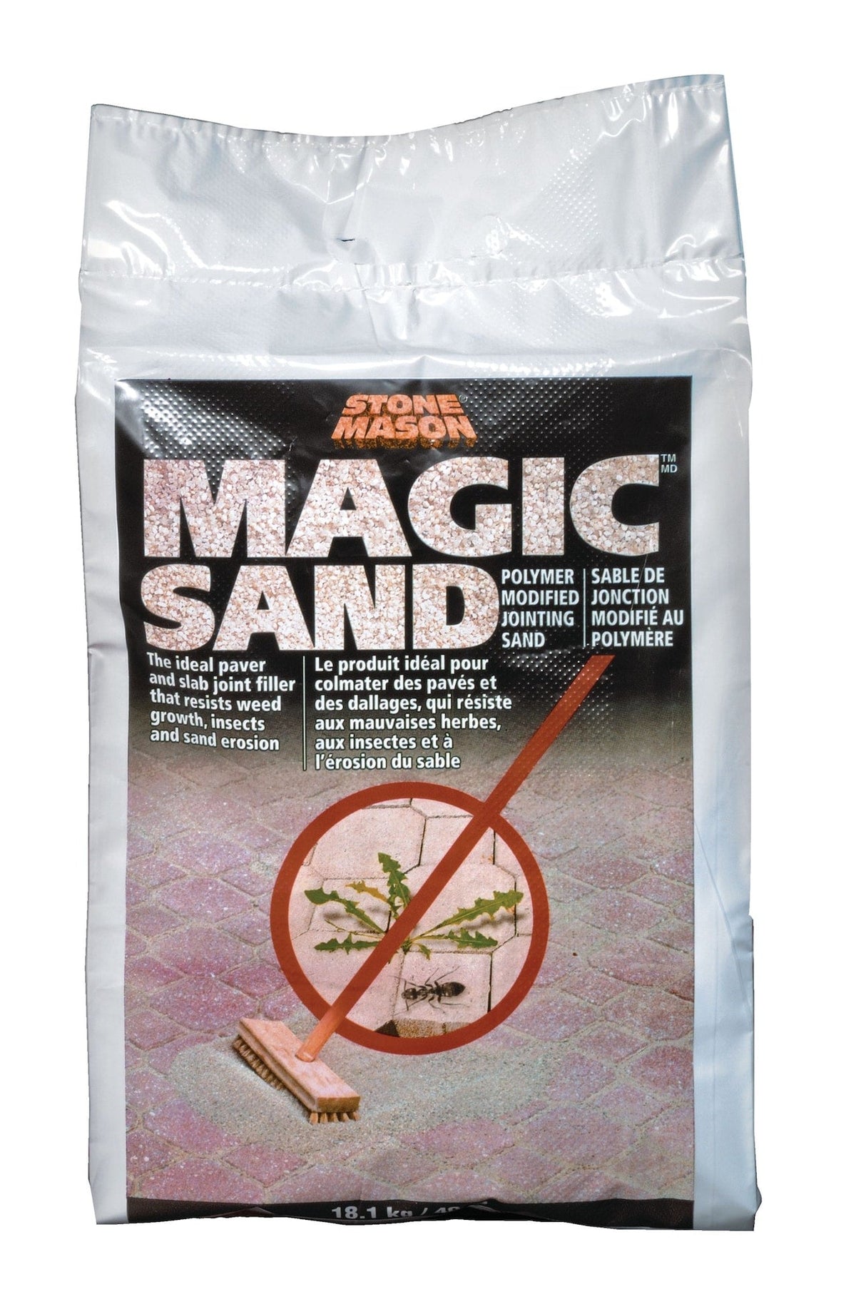 Magic Sand, Polymeric Paver Locking/Jointing Sand, Weed-Resistant, 18.1-kg