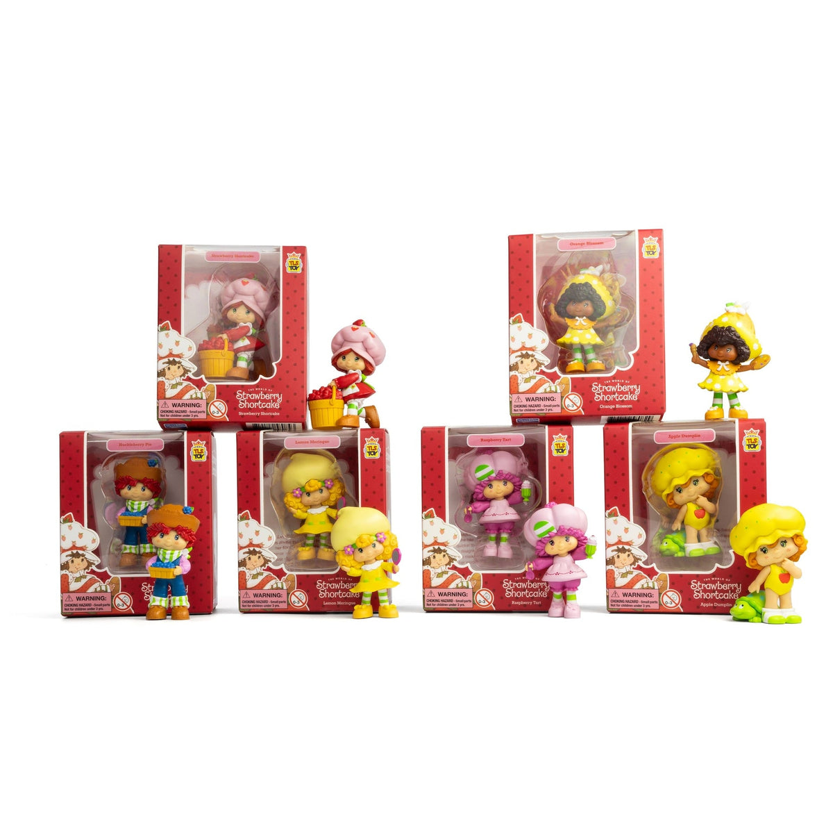 Strawberry Shortcake Collectible Figurines for Kids, Assorted, 2.5-in, 1-pc