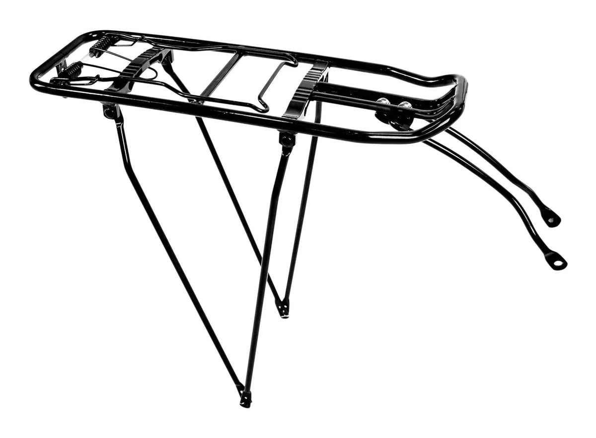 Lightweight Alloy Rear Bike Rack withMounting Hardware, Black