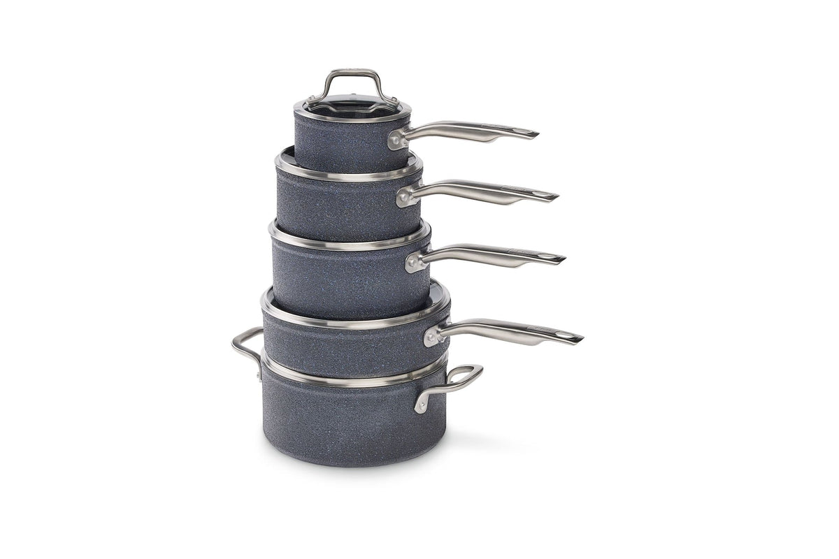 StoneShield 10-pc Cookware Set with DefenseShield Technology, 6-Multilayer Construction, Induction Safe