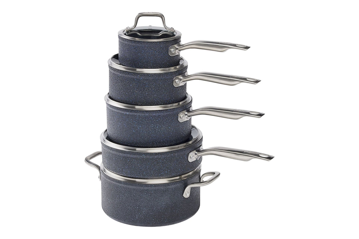 StoneShield 10-pc Cookware Set with DefenseShield Technology, 6-Multilayer Construction, Induction Safe