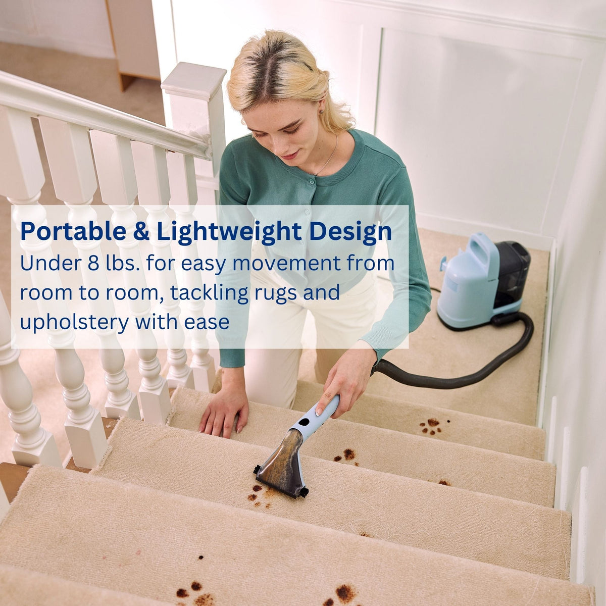 Tineco Go Spot Portable Compact Carpet & Upholstery Corded Deep Cleaner