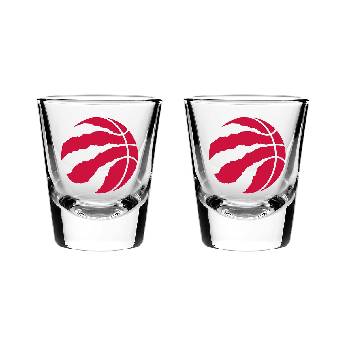 Heavy Base Shot Glass Set For Basketball Fans/Collectors, 2-oz, 2-pk