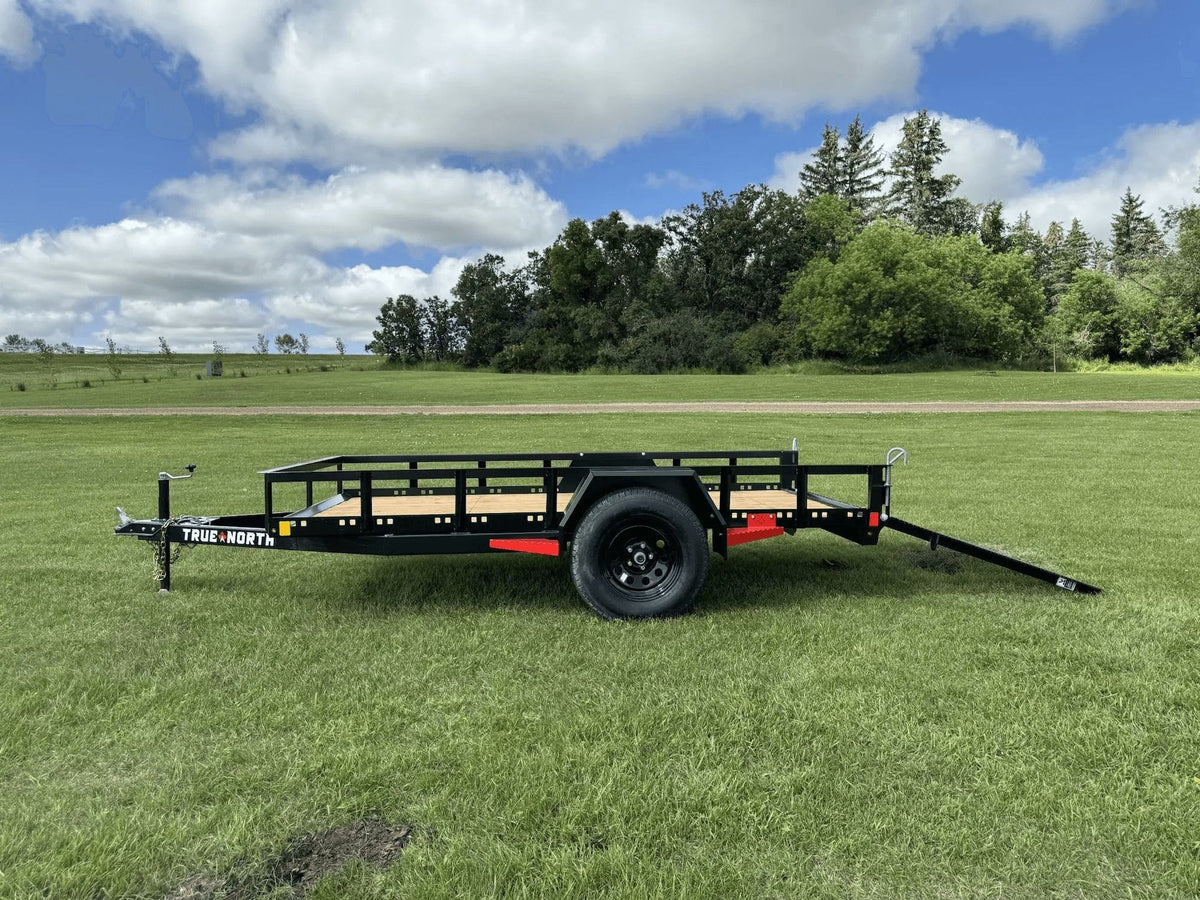 60-in x 10-ft Landscape Utility Trailer with Ramp Gate