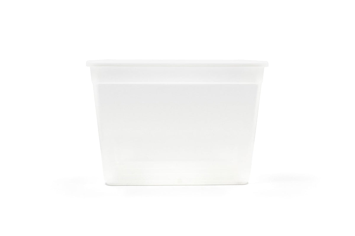 type A Clear Tote, 72-L, 2-pk