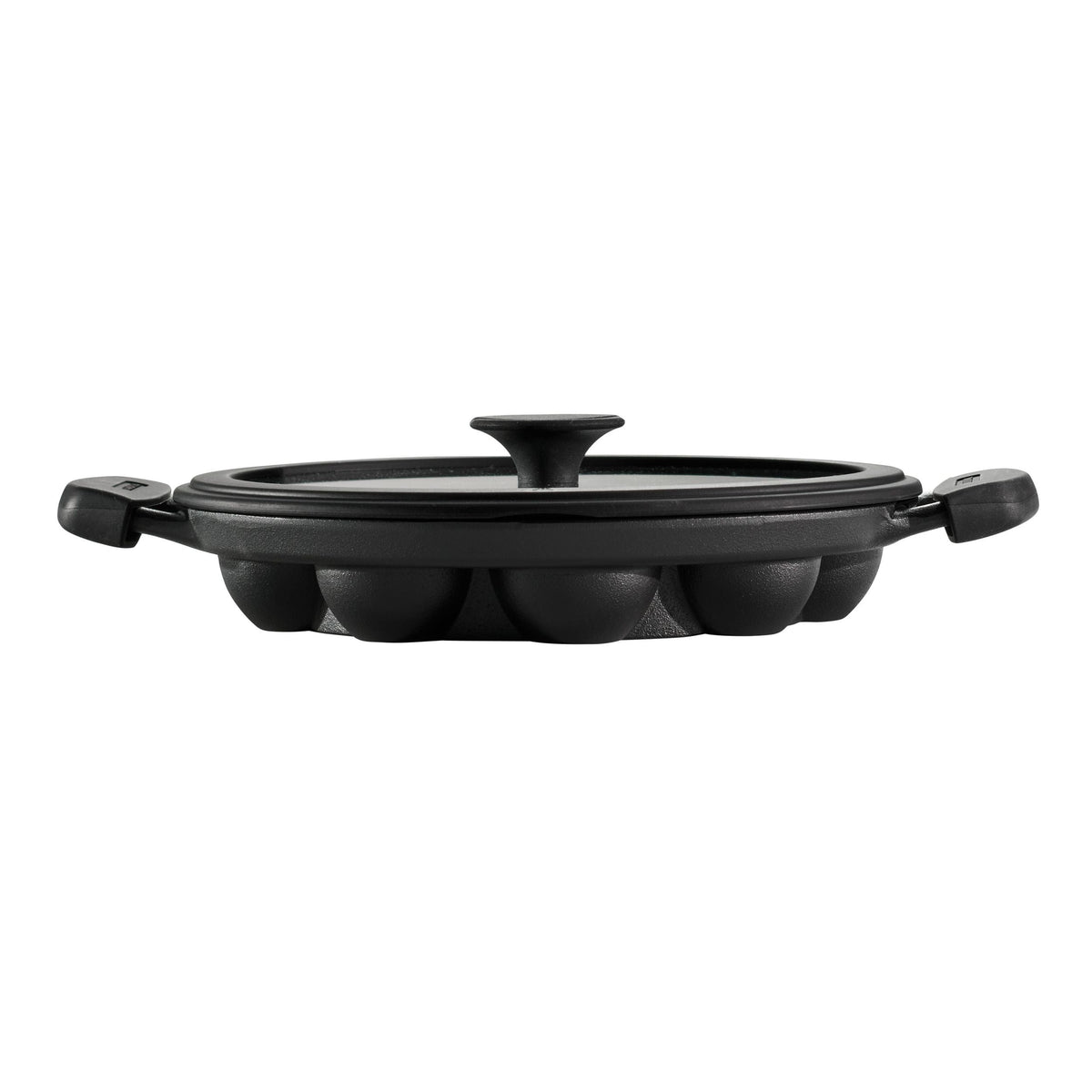 Pre-Seasoned Cast Iron Paniyarrakal with Lid