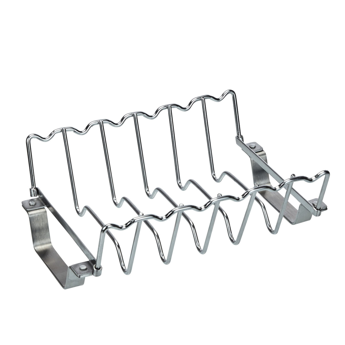 Stainless Steel Chicken Roaster & Rib Rack for Grilling/Roasting, 11-in