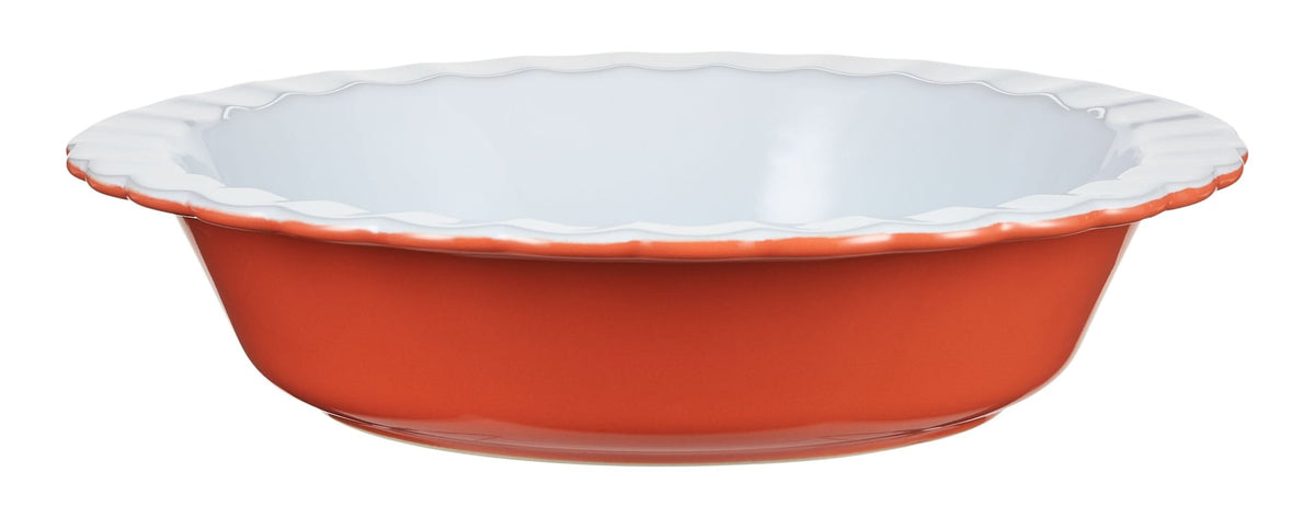 Pie Ceramic Baking Dish, Orange