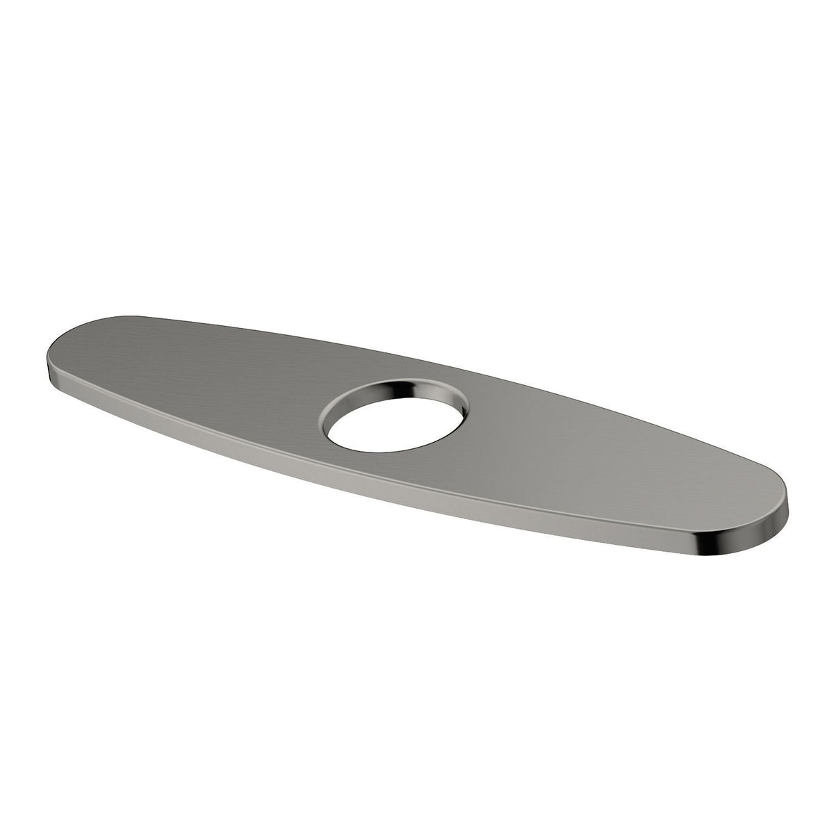 Kitchen Sink Faucet Hole Cover Deck Plate For 1 or 3 Hole, Stainless Steel, 10-in