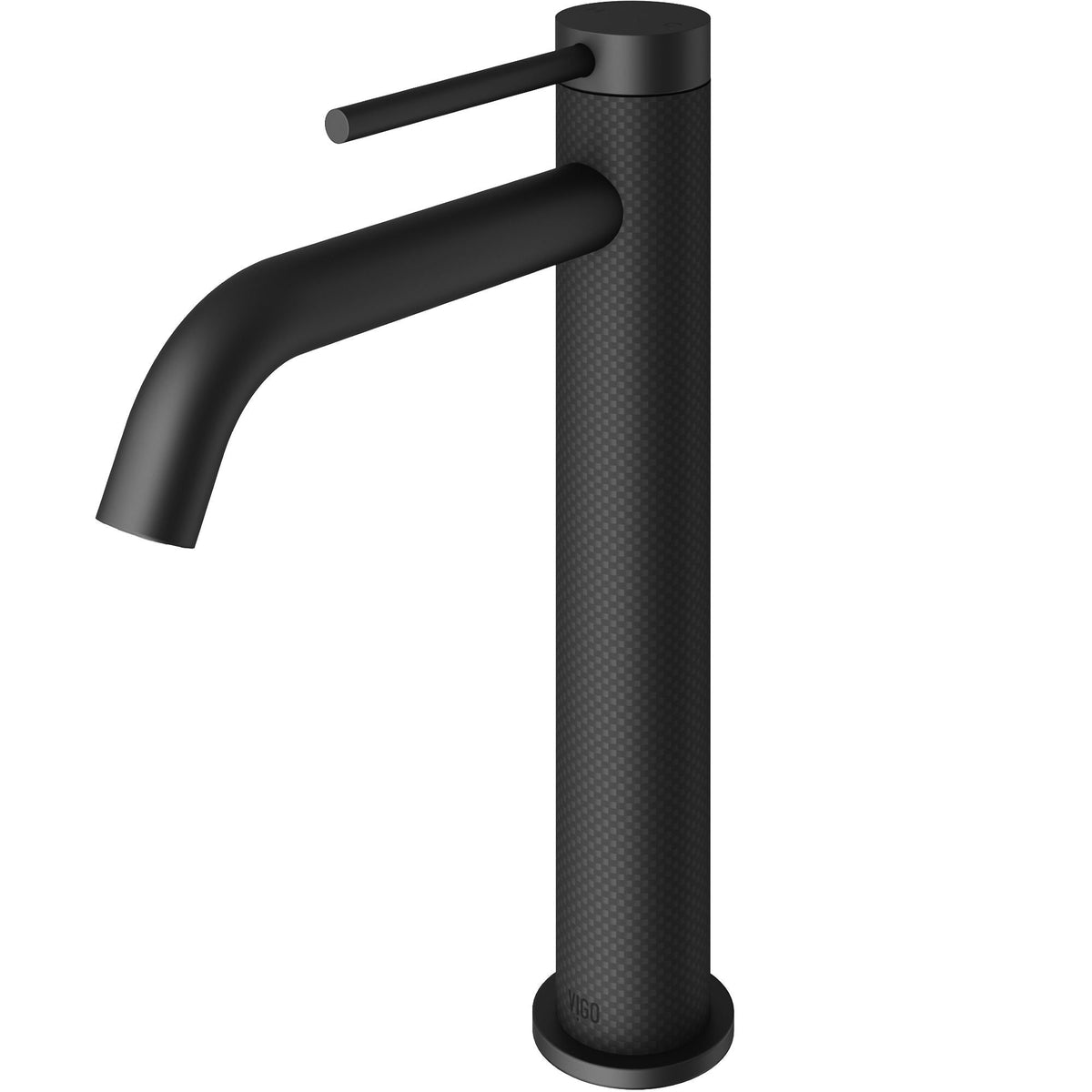 Lexington Single Handle Vessel Sink Bathroom Faucet with cFiber Body, Matte Black