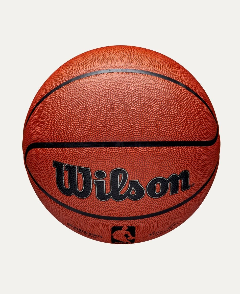 Authentic Indoor/Outdoor Basketball, Official Size, Brown