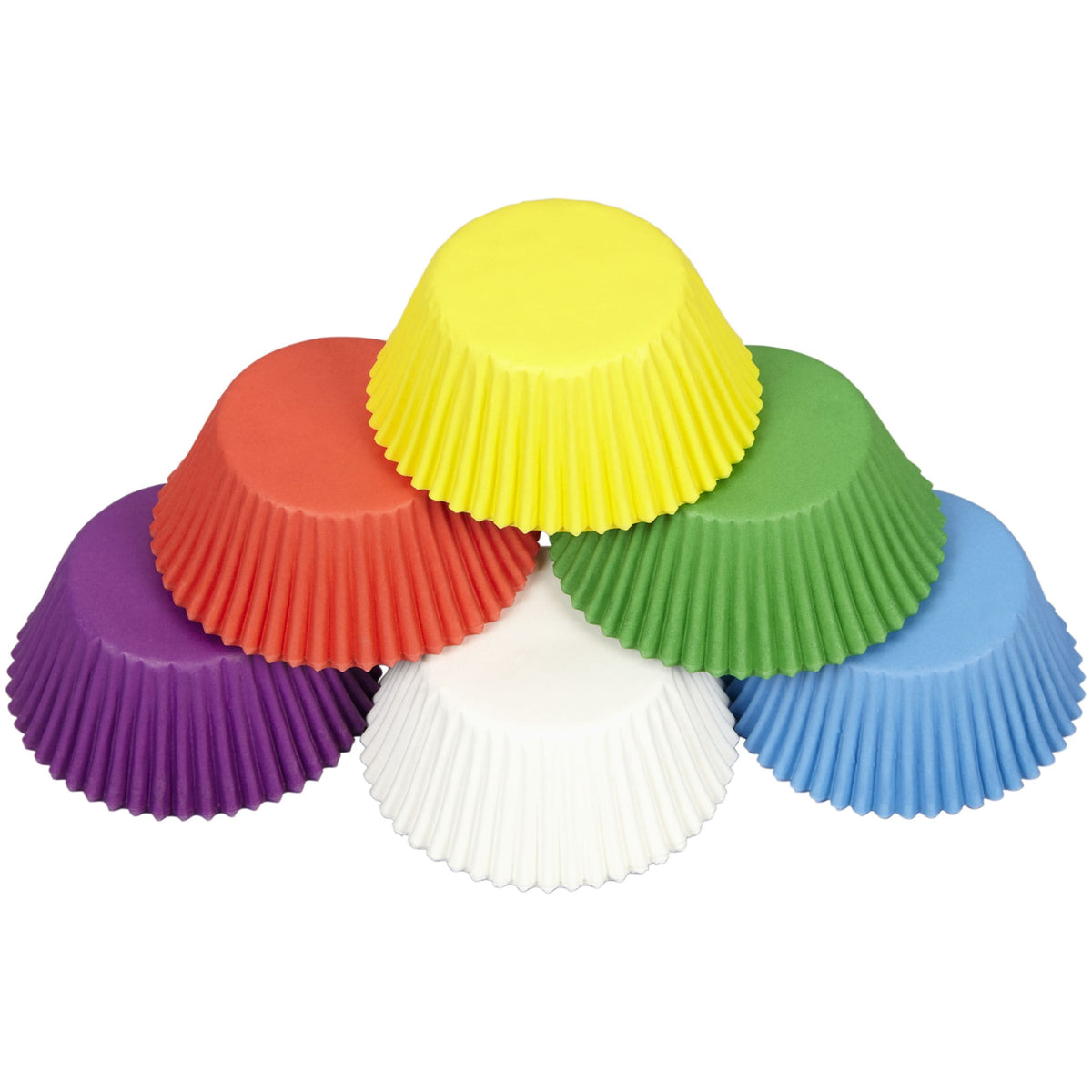 Paper Baking Cups, Rainbow, 2-in, 150-pk