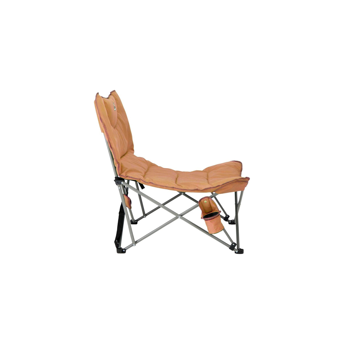 Woods Mammoth Folding Camping Chair with Cup Holder, Dijon