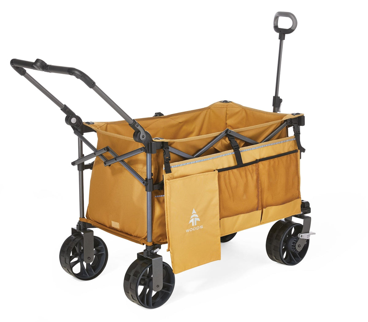 Woods Overlander Fully Equipped Folding Wagon, 102-kg Capacity