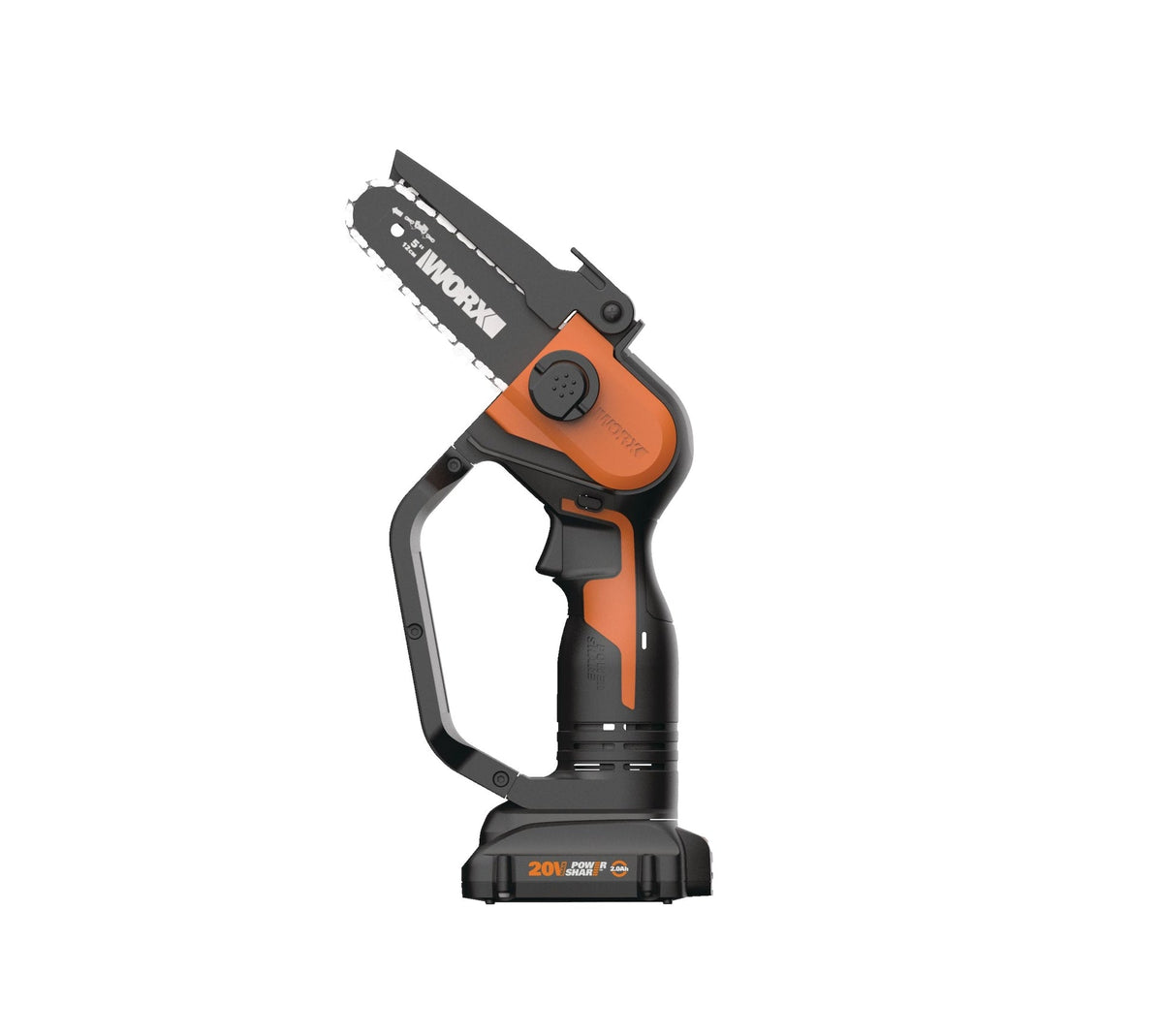WG324 20V Power Share Cordless Pruningsaw, Battery & Charger Included, 5-in