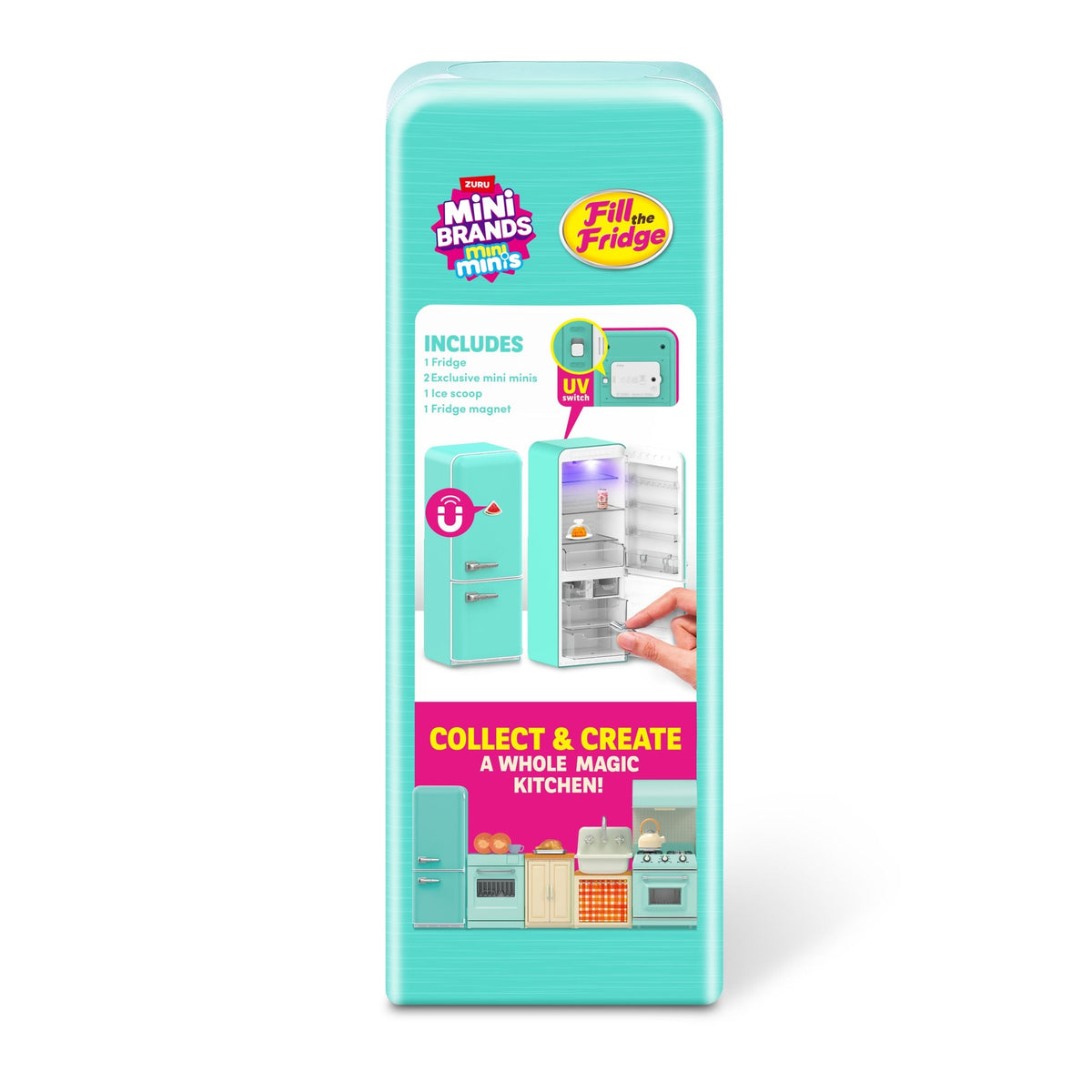 Fill The Fridge Surprise Playset Capsule for Ages 8+, Assorted Figures